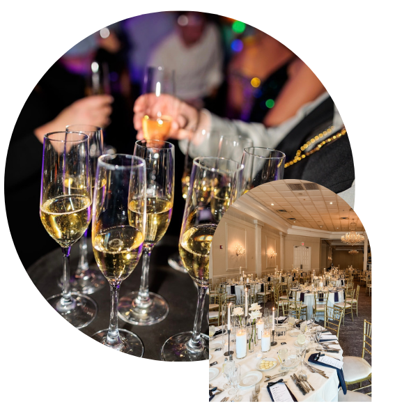 wedding servers and staffing collage