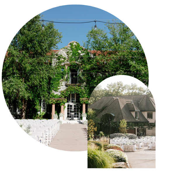 wedding venue collage